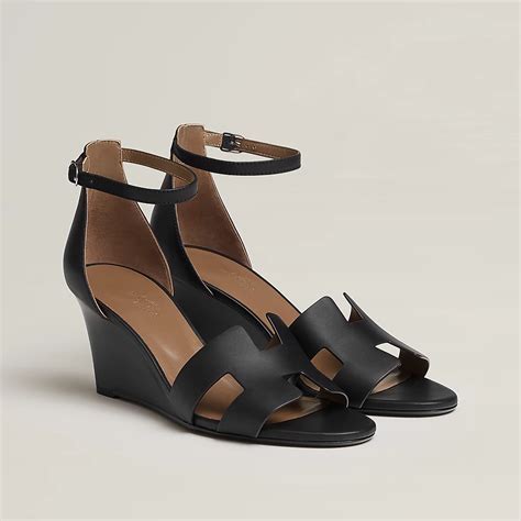 hermes legend sandal heel height|Hermes sandals high heels.